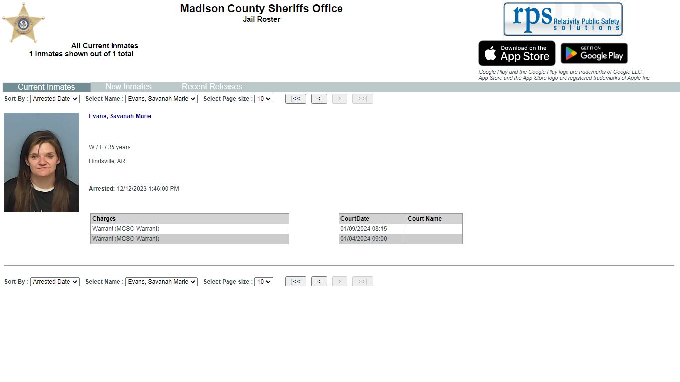 List Inmates - myr2m.com